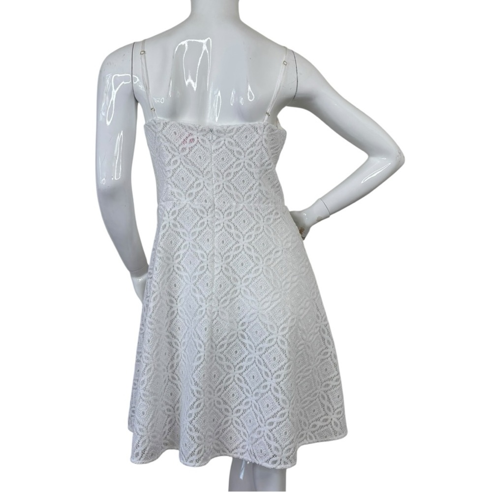 Lilly Pulitzer White Lace Spaghetti-Strap Mini Dress - Picture 10 of 14